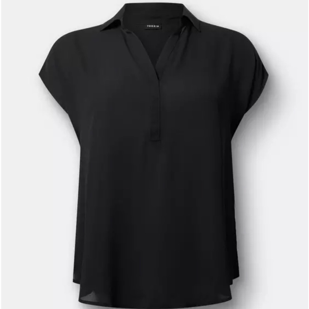 Torrid Georgette Dolman Popover Top